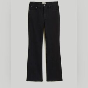 Madewell Mid-Rise Kick Out Jeans Black Women's